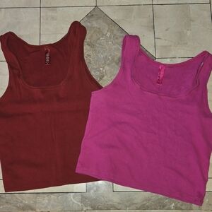 Skims Cotton Rib Tank LOT of TWO - Sz 3X